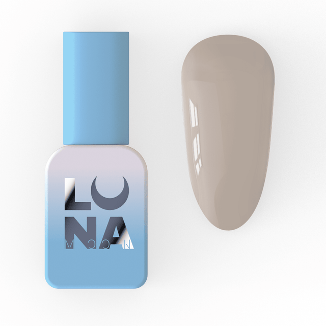 Lunamoon Color gel lak 18 8 ml – embalaža in odtenek na nohtu – Bellu