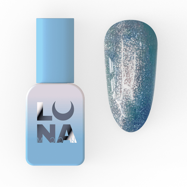 Lunamoon Color gel lak 204 8 ml – embalaža in odtenek na nohtu – Bellu