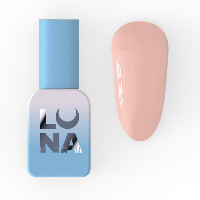 Lunamoon Color gel lak 230 8 ml – embalaža in odtenek na nohtu – Bellu