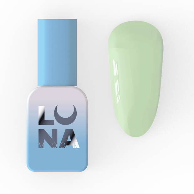 Lunamoon Color gel lak 235 8 ml – embalaža in odtenek na nohtu – Bellu