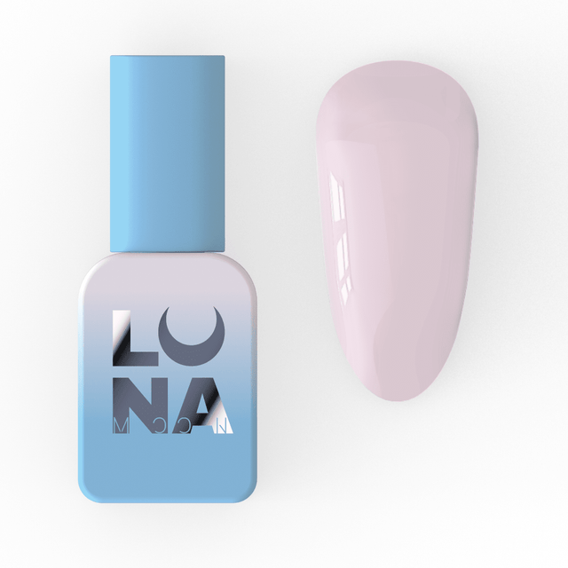 Lunamoon Color gel lak 236 8 ml – embalaža in odtenek na nohtu – Bellu