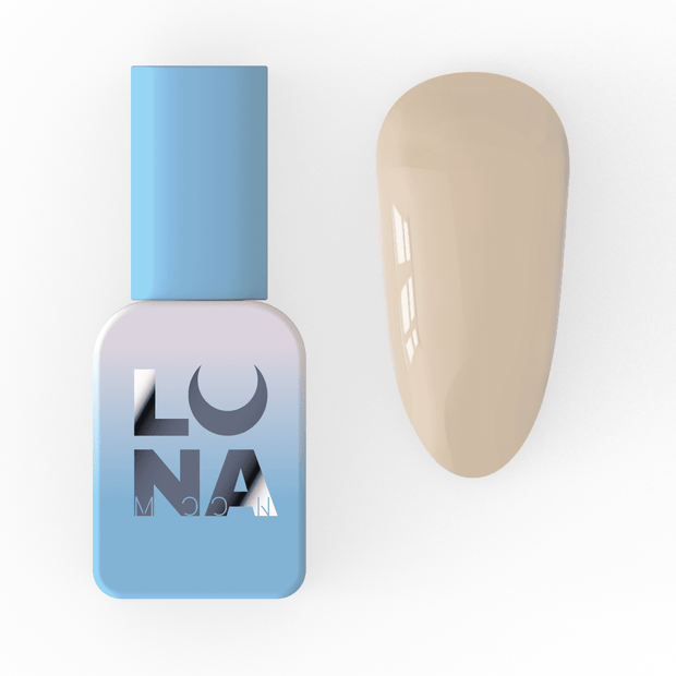 Lunamoon Color gel lak 239 8 ml – embalaža in odtenek na nohtu – Bellu