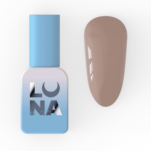 Lunamoon Color gel lak 25 8 ml – embalaža in odtenek na nohtu – Bellu