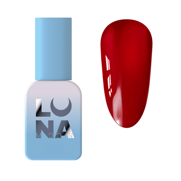 Lunamoon Color gel lak 263 8 ml – embalaža in odtenek na nohtu – Bellu