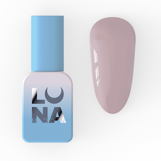 Lunamoon Color gel lak 29 8 ml – embalaža in odtenek na nohtu – Bellu