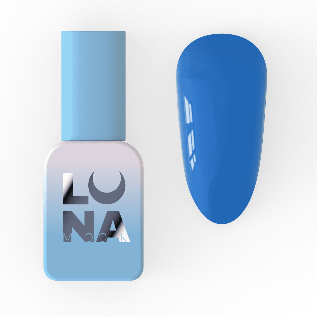Lunamoon Color gel lak 34 8 ml – embalaža in odtenek na nohtu – Bellu
