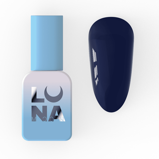 Lunamoon Color gel lak 39 8 ml – embalaža in odtenek na nohtu – Bellu