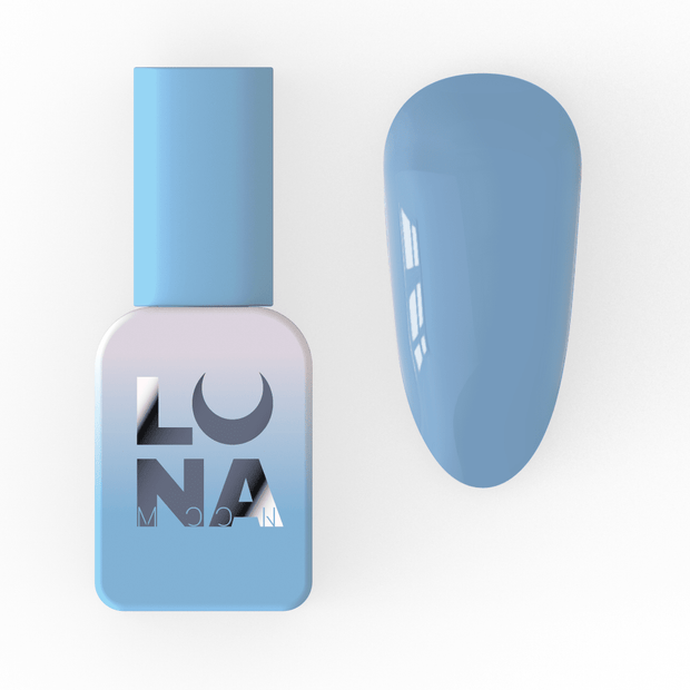 Lunamoon Color gel lak 42 8 ml – embalaža in odtenek na nohtu – Bellu