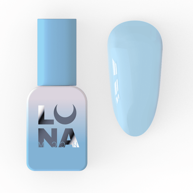 Lunamoon Color gel lak 47 8 ml – embalaža in odtenek na nohtu – Bellu