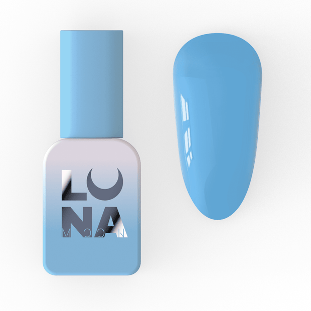 Lunamoon Color gel lak 48 8 ml – embalaža in odtenek na nohtu – Bellu