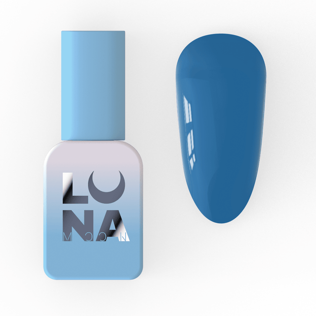 Lunamoon Color gel lak 50 8 ml – embalaža in odtenek na nohtu – Bellu