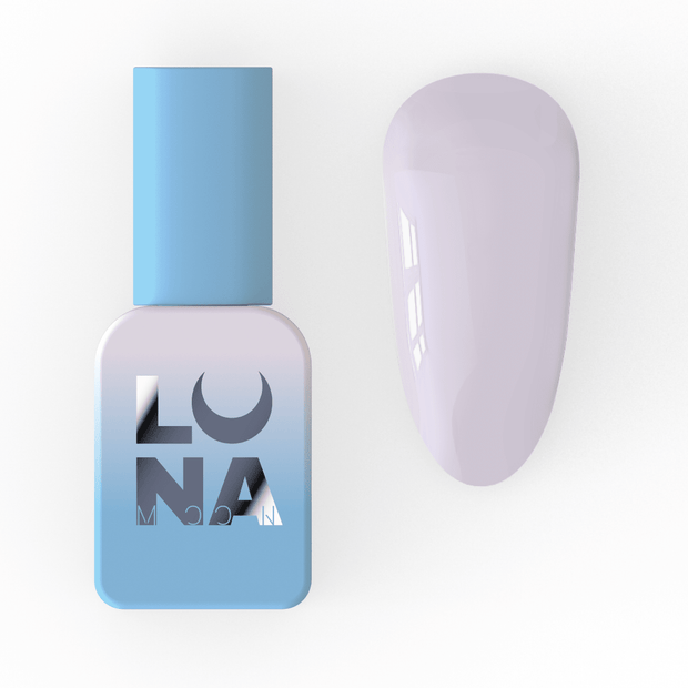 Lunamoon Color gel lak 58 8 ml – embalaža in odtenek na nohtu – Bellu