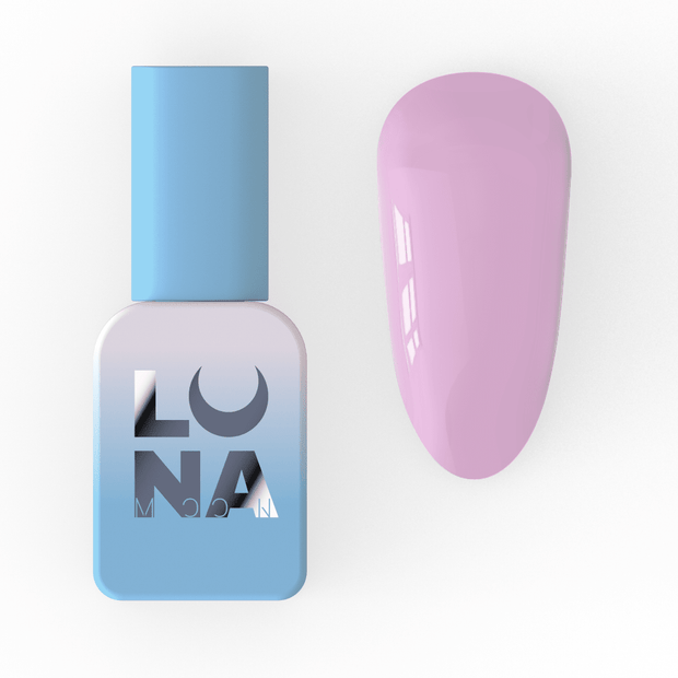 Lunamoon Color gel lak 59 8 ml – embalaža in odtenek na nohtu – Bellu