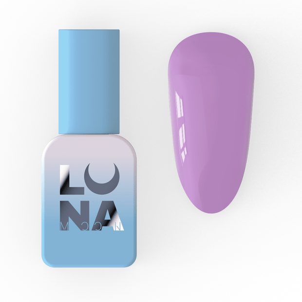 Lunamoon Color gel lak 61 8 ml – embalaža in odtenek na nohtu – Bellu