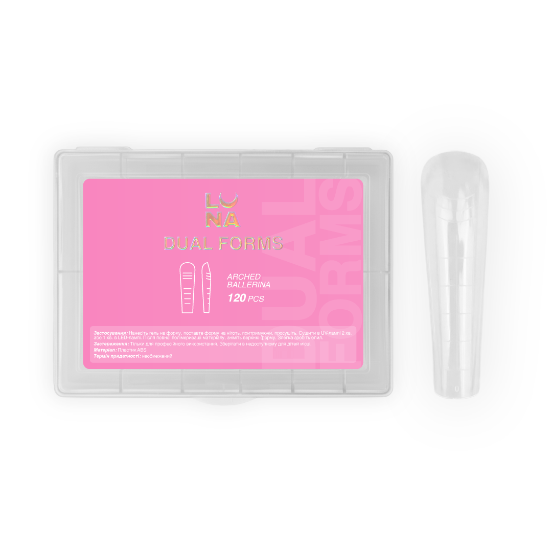 LUNAMOON - Dual nail forms - Arched ballerina - Bellu