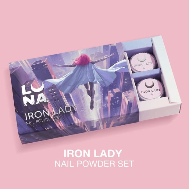 LUNAMOON - Iron lady - Nail powder set 6pcs - Bellu