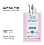 MicroSTOP MicroSTOP - sterilizacijske vrečke z indikatorjem razreda 4 (več dimenzij, 100 kos) - Bela verzija - Bellu