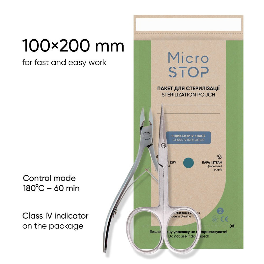 MicroSTOP MicroSTOP - sterilizacijske vrečke z indikatorjem razreda 4 (več dimenzij, 100 kos) - ECO verzija - Bellu