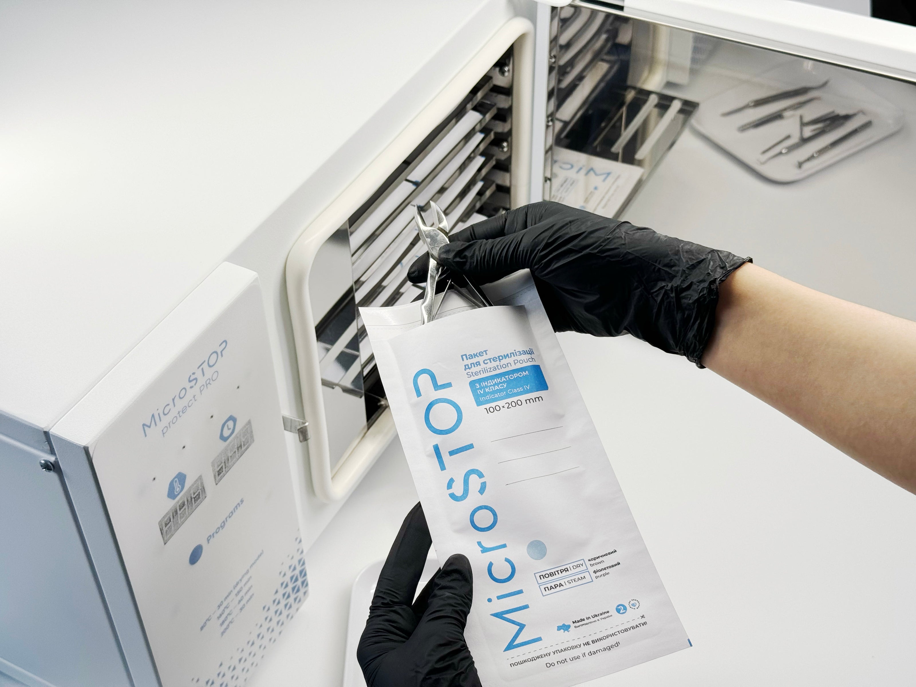 Microstop Protect Pro sterilizator na vroči zrak za profesionalno uporabo | Bellu