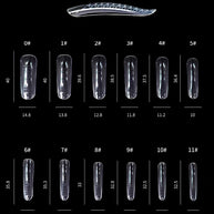 DARK - Nail forms (Coffin, Stiletto, Ballerina and Almond)