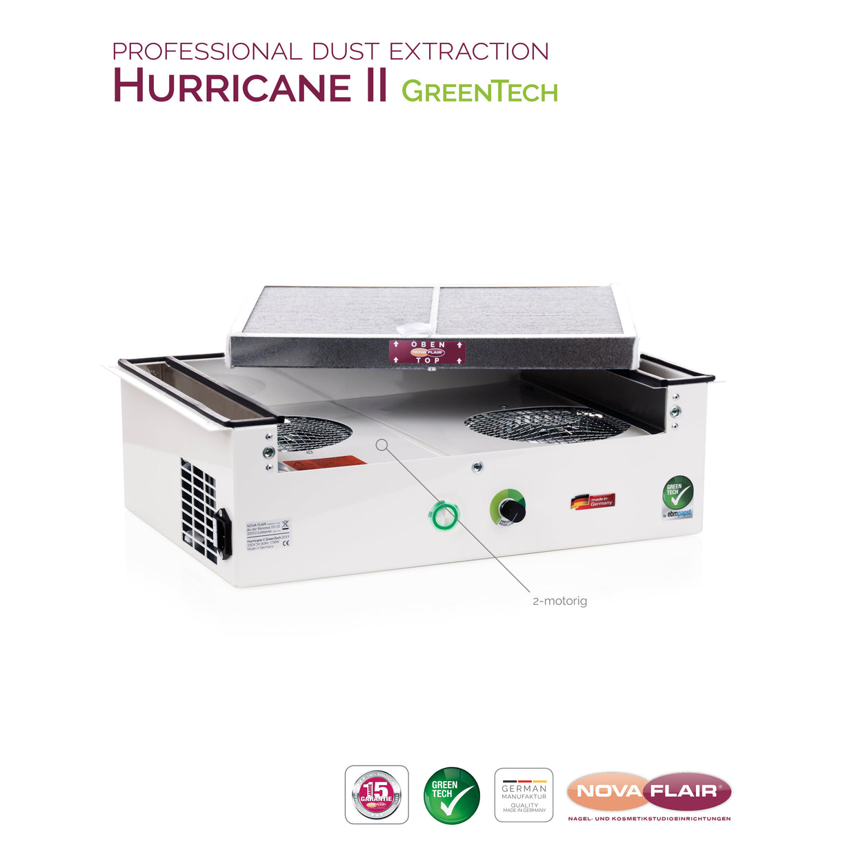 NOVA FLAIR NOVA FLAIR - Hurrican II - vgradni sesalec prahu - Bellu