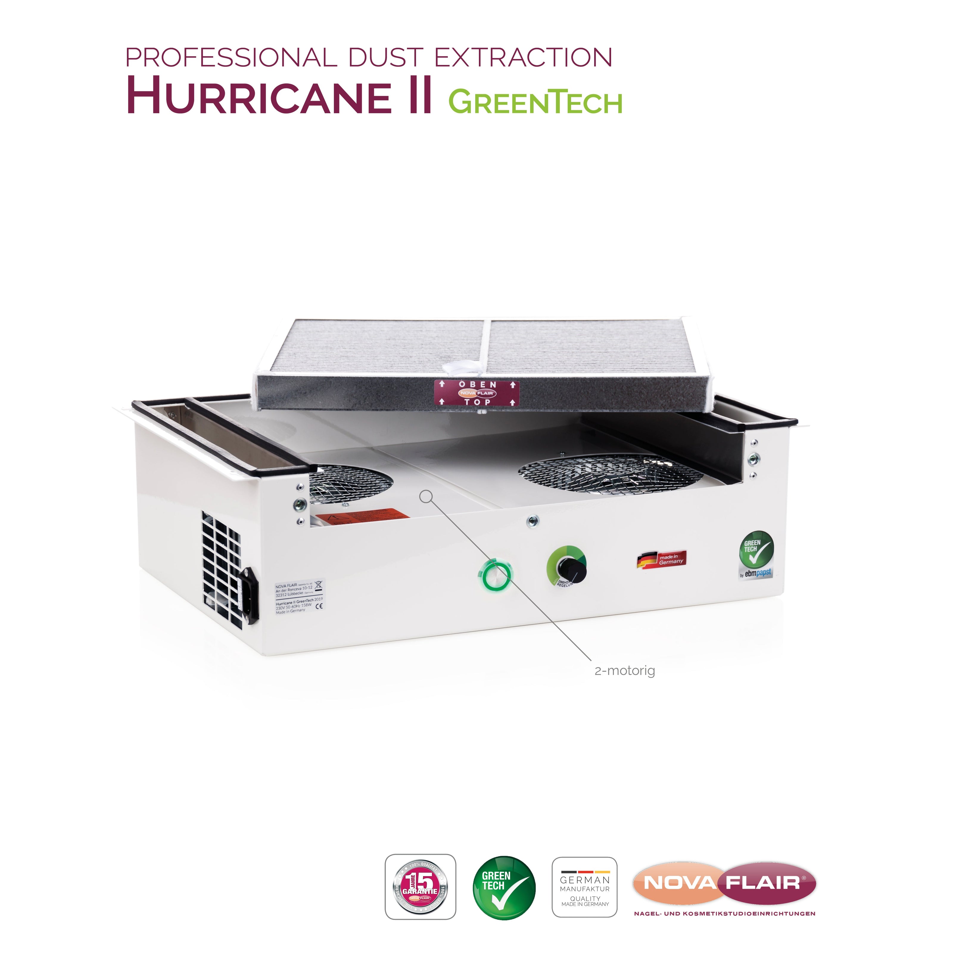 NOVA FLAIR NOVA FLAIR - Hurrican II - vgradni sesalec prahu - Bellu