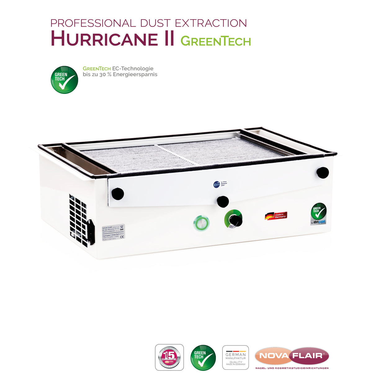 NOVA FLAIR NOVA FLAIR - Hurrican II - vgradni sesalec prahu - Bellu