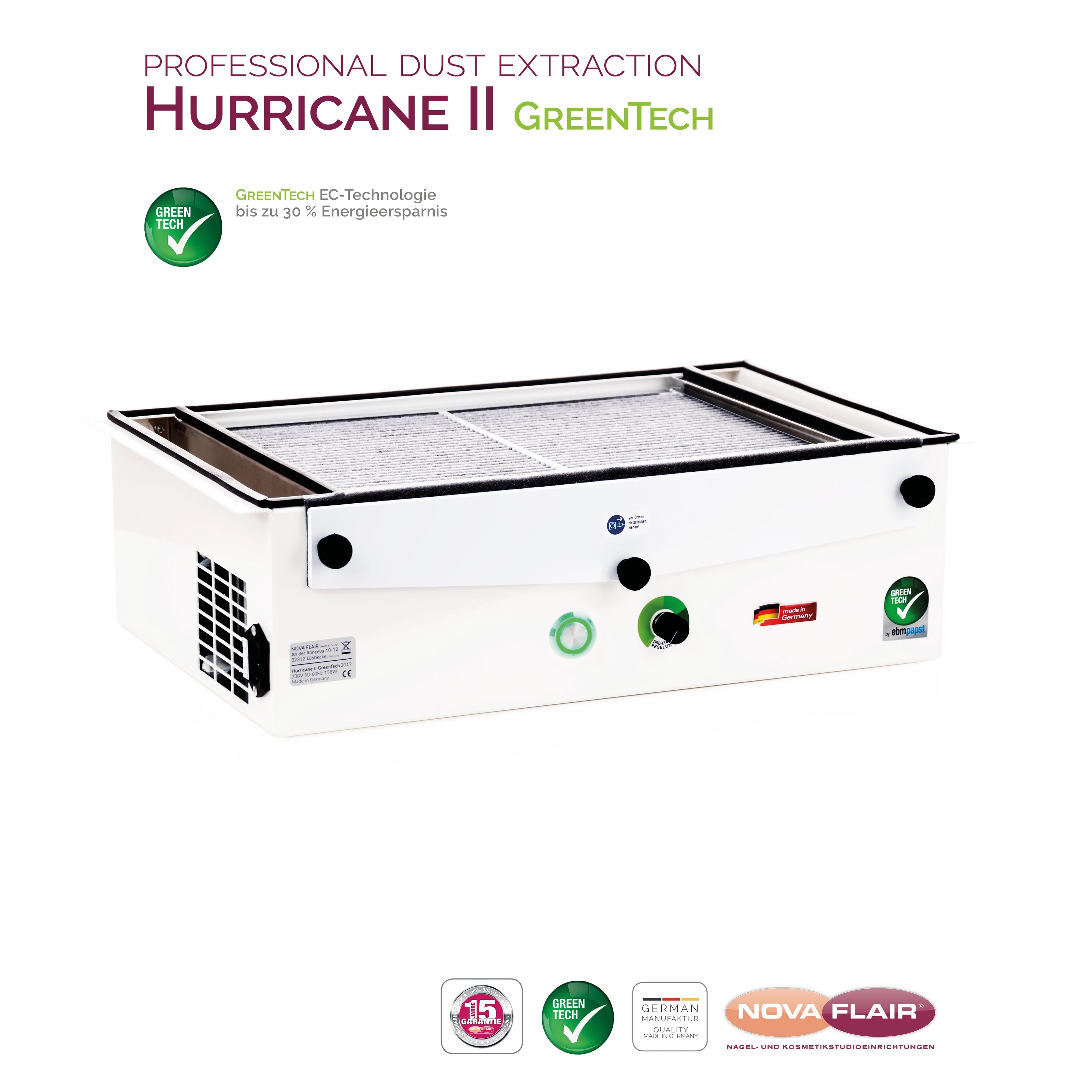 NOVA FLAIR NOVA FLAIR - Hurrican II - vgradni sesalec prahu - Bellu