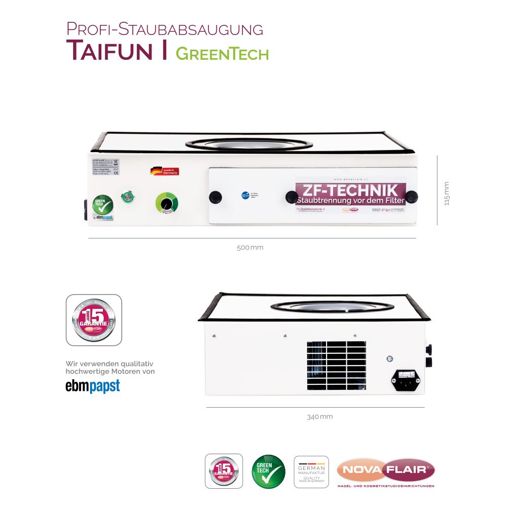 NOVA FLAIR NOVA FLAIR - Taifun I - vgradni sesalec prahu - Bellu