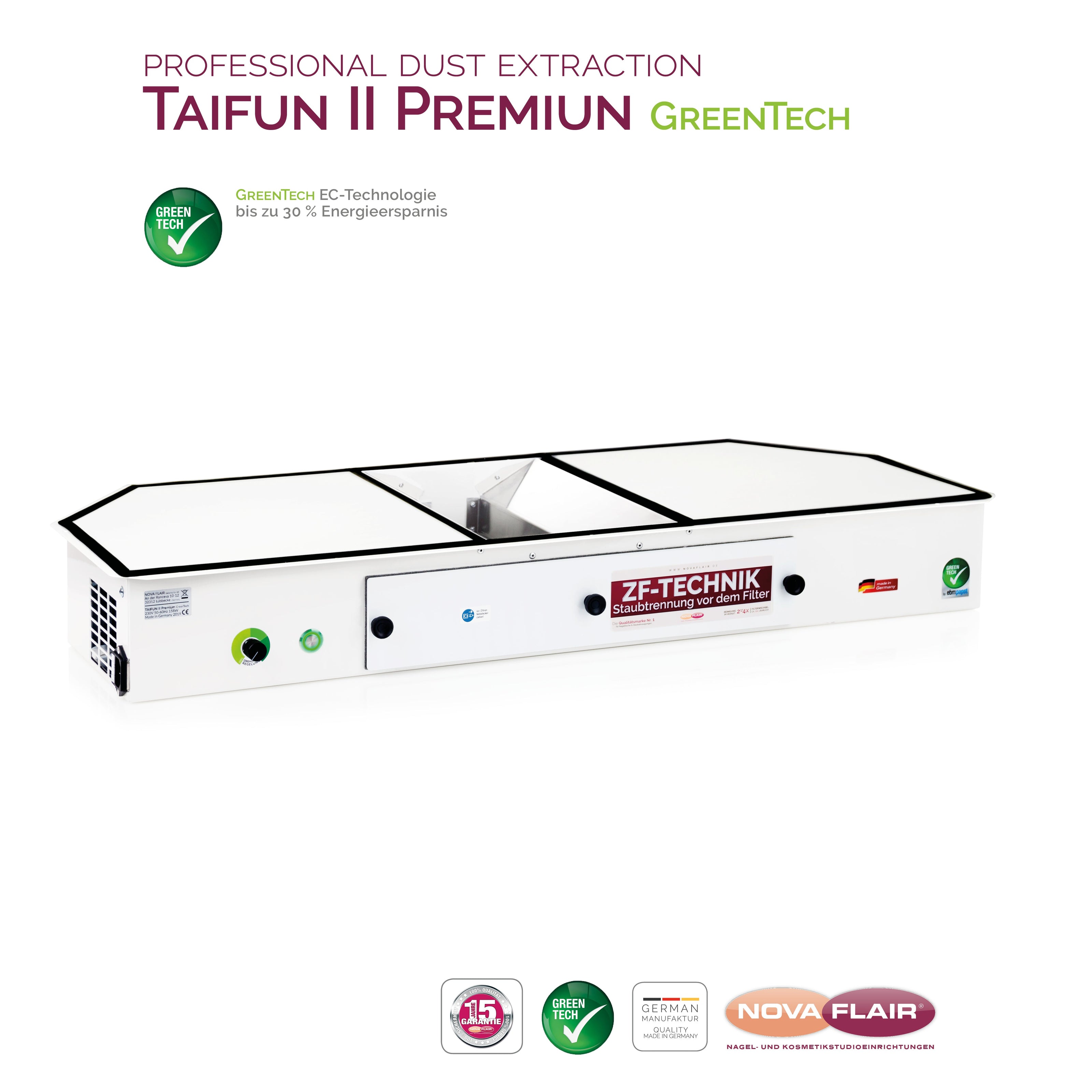 NOVA FLAIR - Taifun II Premium - vgradni sesalec prahu - Bellu