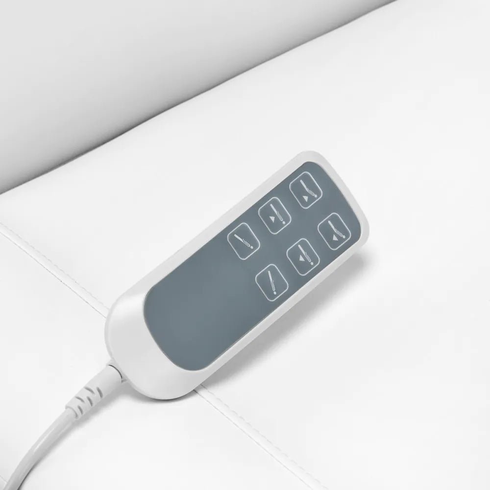 My Store Pedikerski stol - LUNELLE bela - 3 motorji - Bellu