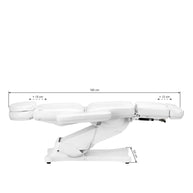 My Store Pedikerski stol - LUNELLE bela - 3 motorji - Bellu