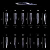 DARK - Nail forms (Coffin, Stiletto, Ballerina and Almond)