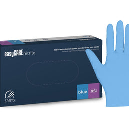 EasyCare Blue Powder-Free Nitrile Gloves 100 pcs – Professional Protective Gloves
