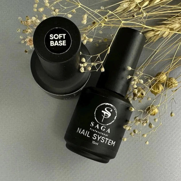 SAGA Soft Base 15 ml – profesionalna baza za gel lak