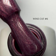 SAGA Wine Cat 06, 10 ml – magnetni gel lak z učinkom mačjega očesa