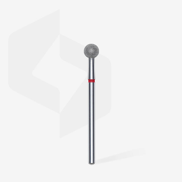 STALEKS PRO - diamantni nastavek BALL rdeč 5mm - Bellu