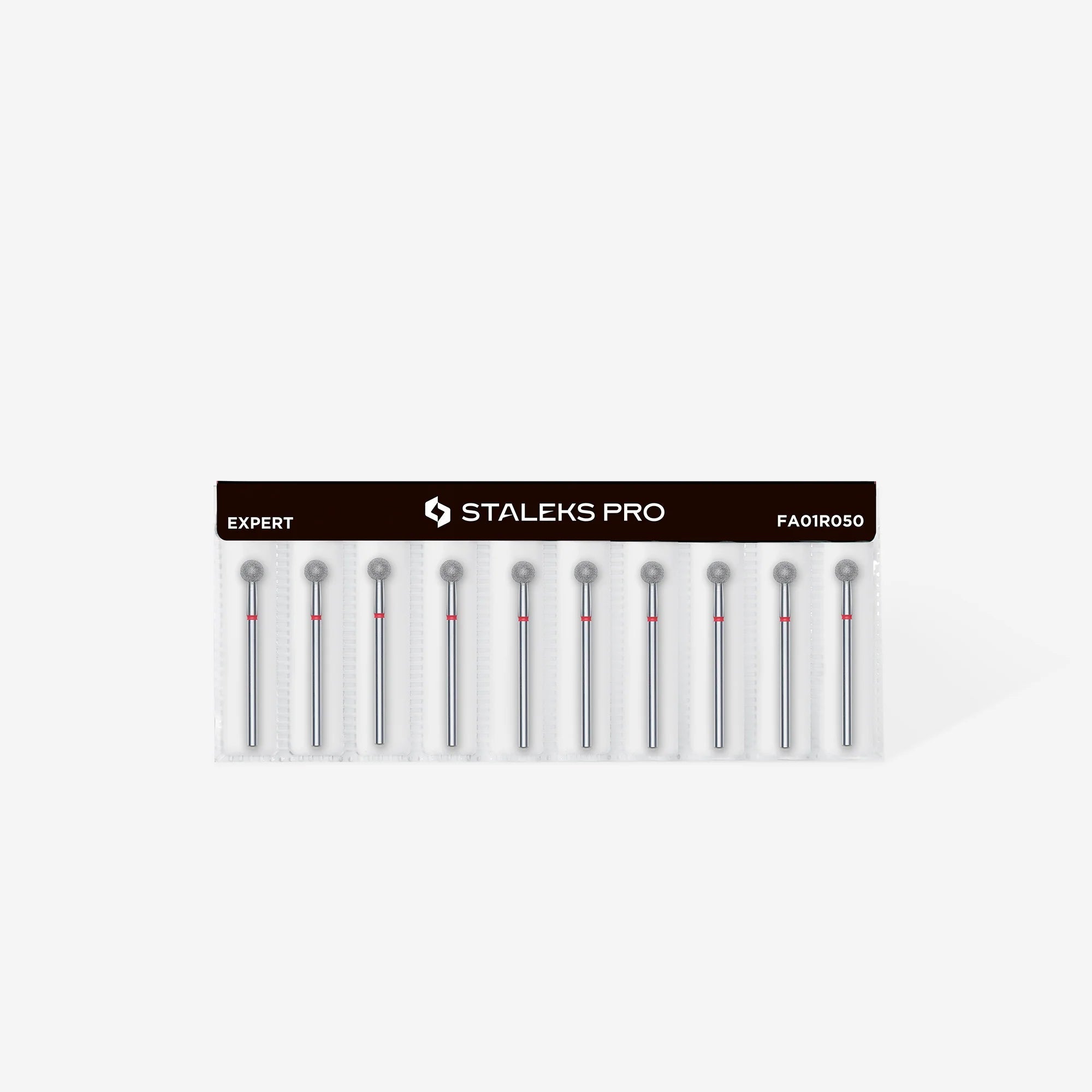 STALEKS PRO STALEKS - diamantni nastavek BALL rdeč 5mm - Bellu