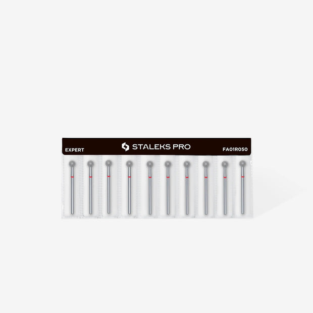 STALEKS PRO STALEKS - diamantni nastavek BALL rdeč 5mm - Bellu