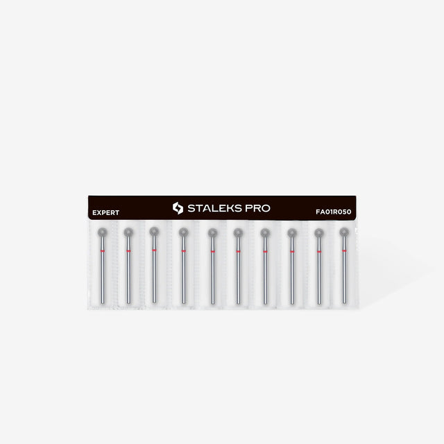 STALEKS PRO STALEKS - diamantni nastavek BALL rdeč 5mm - Bellu