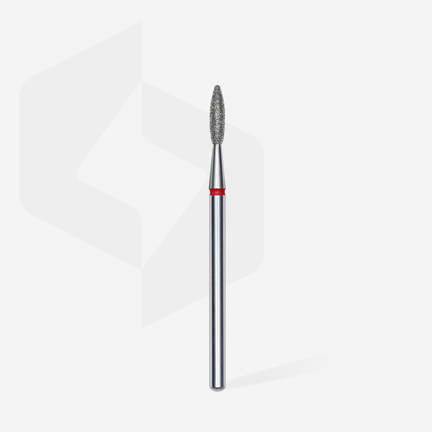 STALEKS PRO STALEKS - diamantni nastavek oster flame – rdeč 2,1 - Bellu