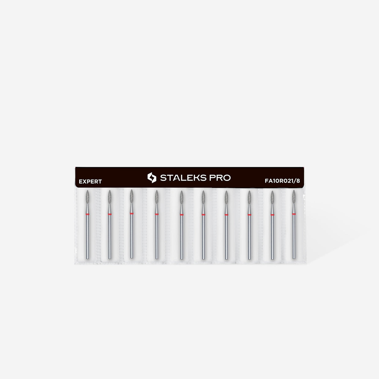 STALEKS PRO STALEKS - diamantni nastavek oster flame – rdeč 2,1 - Bellu