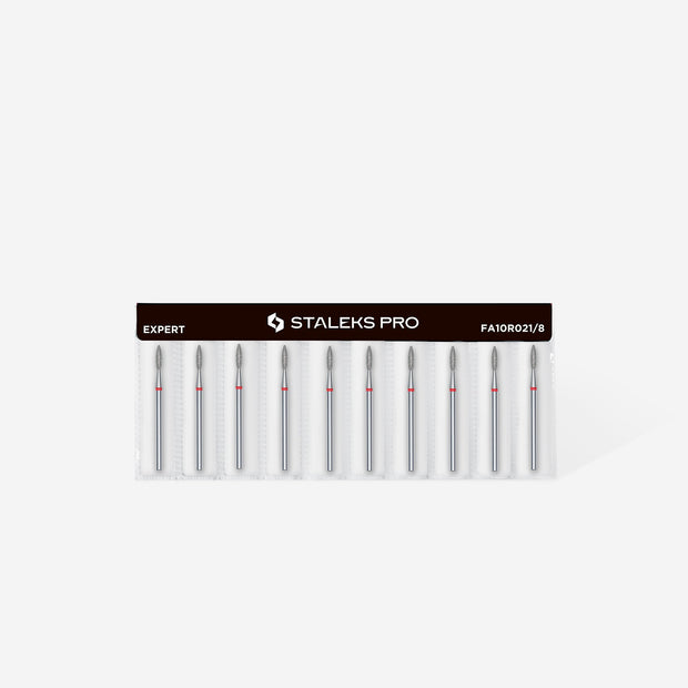 STALEKS PRO STALEKS - diamantni nastavek oster flame – rdeč 2,1 - Bellu