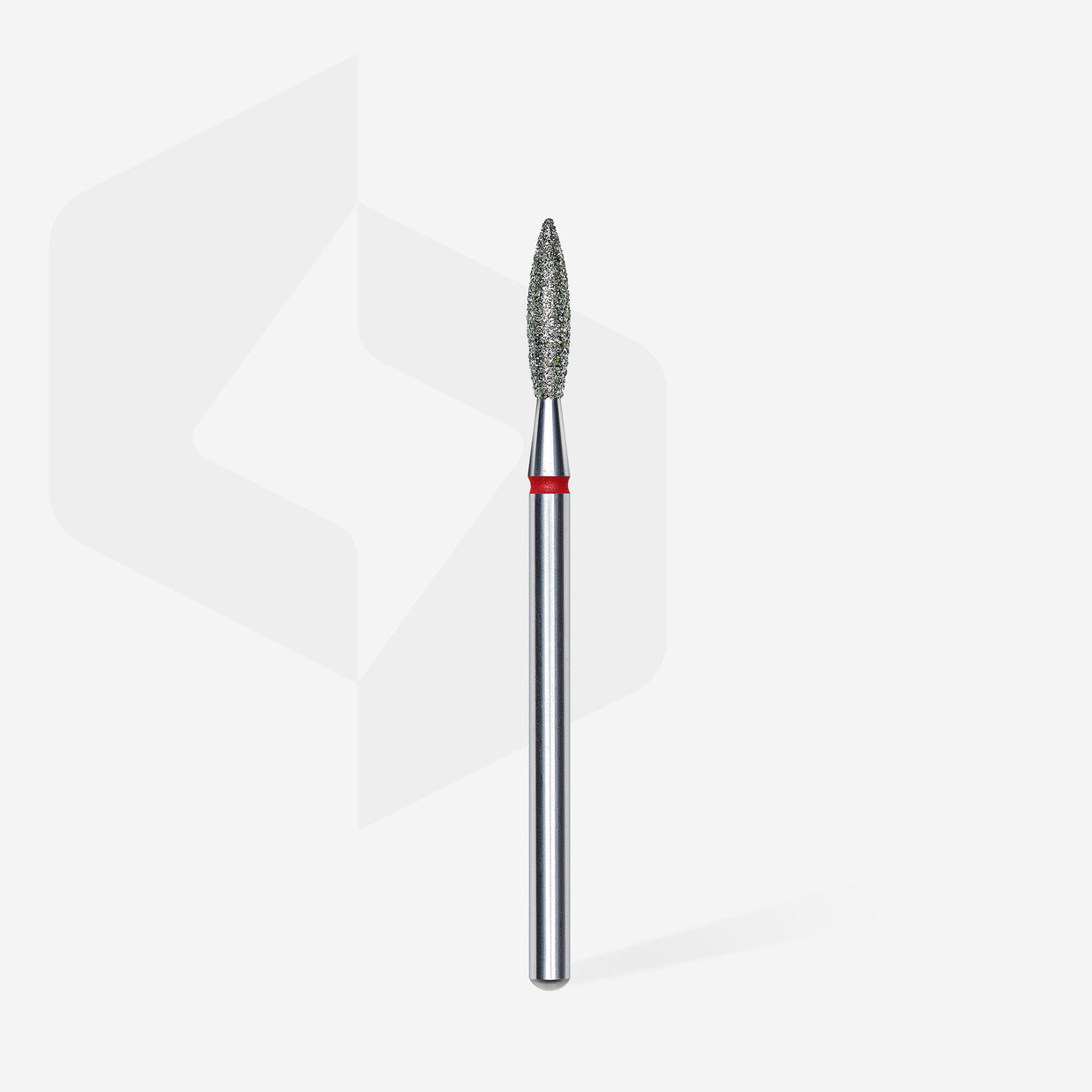STALEKS PRO STALEKS - diamantni nastavek oster flame – rdeč 2,3 - Bellu
