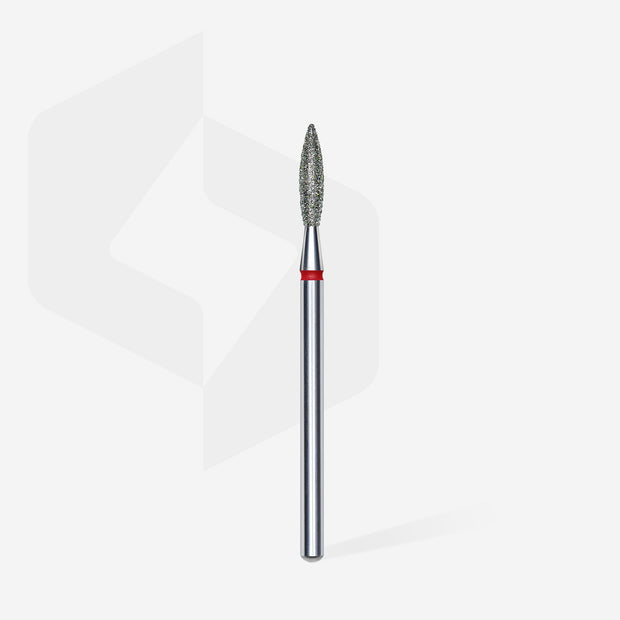 STALEKS PRO STALEKS - diamantni nastavek oster flame – rdeč 2,3 - Bellu