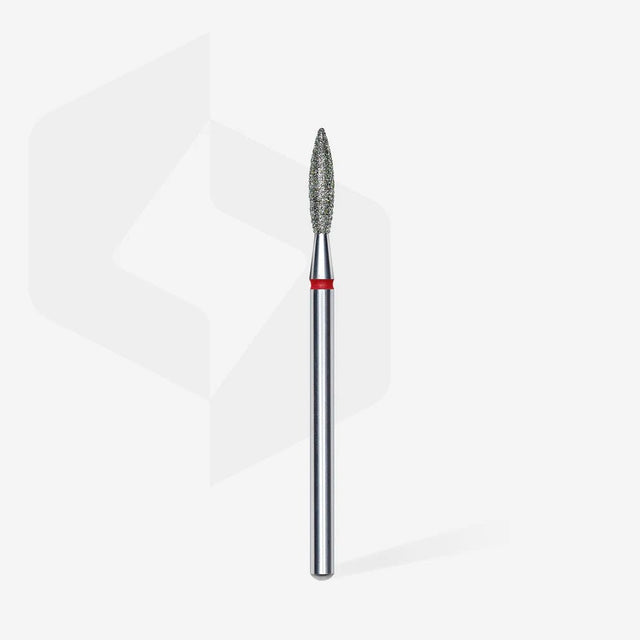 STALEKS PRO STALEKS - diamantni nastavek oster flame - rdeč 2,3 - Bellu