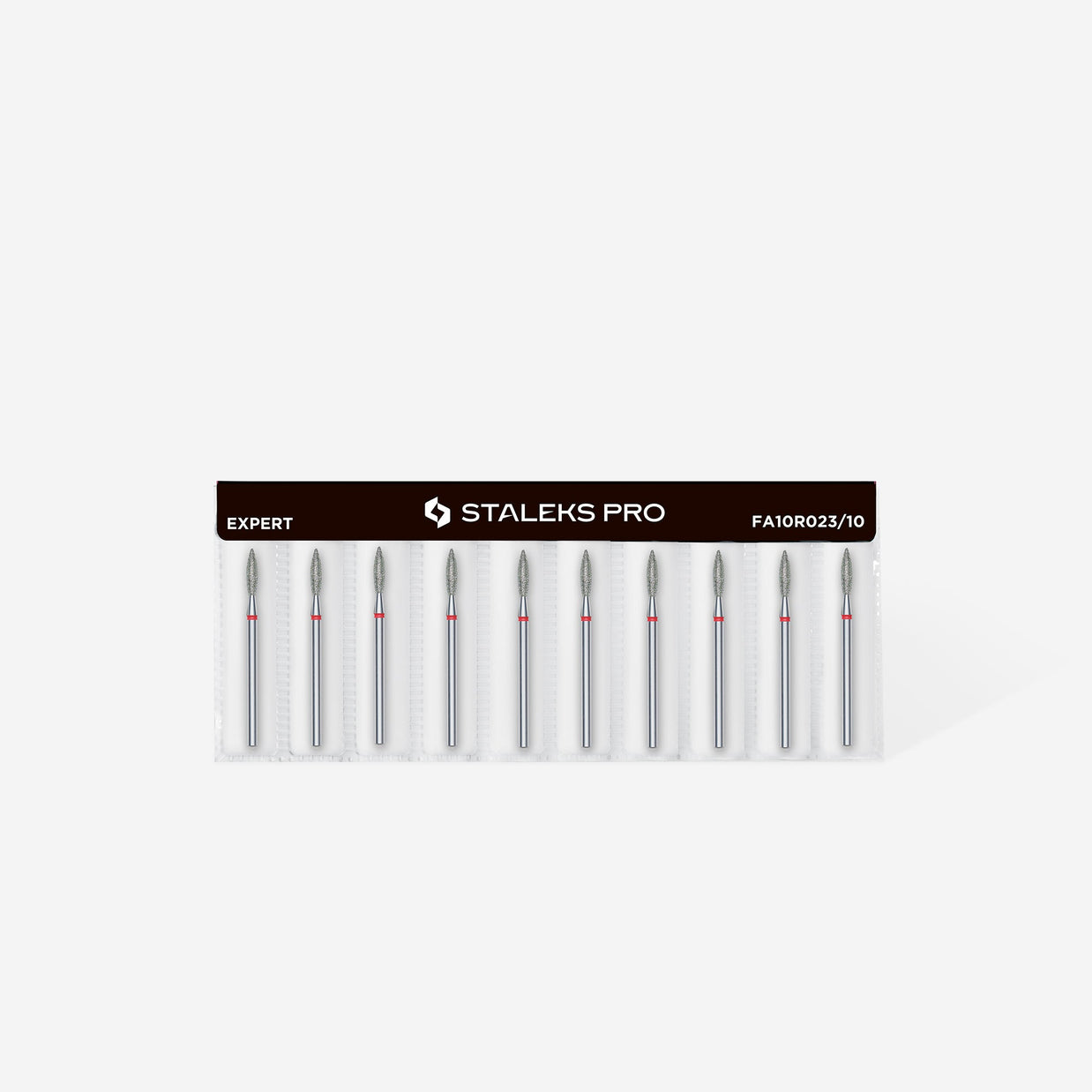 STALEKS PRO STALEKS - diamantni nastavek oster flame – rdeč 2,3 - Bellu