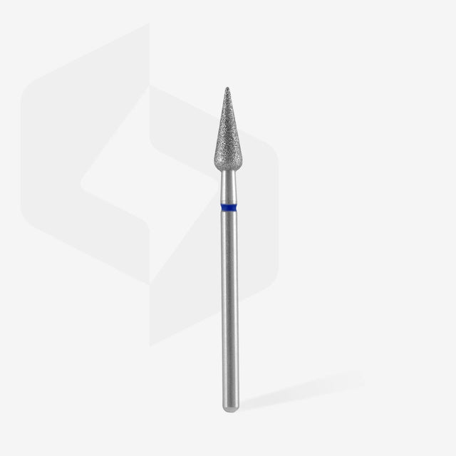 STALEKS PRO - diamantni nastavek ostro hruškast moder 4/12mm - Bellu
