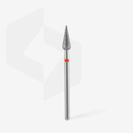 STALEKS PRO STALEKS - diamantni nastavek ostro hruškast rdeč 4/12mm - Bellu