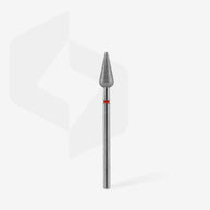 STALEKS PRO STALEKS - diamantni nastavek ostro hruškast rdeč 5/12mm - 9+1 AKCIJA - Bellu